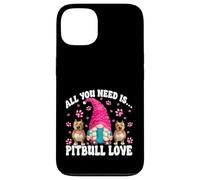 Pittie Mom Gnome Graphic All You Need Is Pitbull Love Custodia per iPhone 13