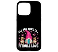 Pittie Mom Gnome Graphic All You Need Is Pitbull Love Custodia per iPhone 15 Pro Max