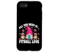 Pittie Mom Gnome Graphic All You Need Is Pitbull Love Custodia per iPhone SE (2020) / 7/8