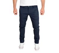 PITTMAN Andrew - Pantaloni Uomo - Pantaloni Cargo Jogger Chino per Uomo - Pantaloni in Cotone per Uomo, Blu (Maritime Blue 193831), W38/L30