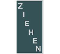 Pittogramma | autoadesivo | 30 X 60 mm | Nero | 1 pezzi, ZIEHEN SELBSTKLEBEND