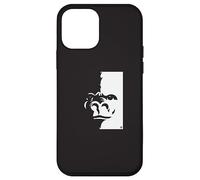 Pittsburg State University Gorillas Pitt State Logo B/N Custodia per iPhone 12 mini