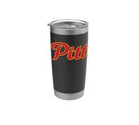 Pittsburg State University Gorillas Pitt State Script Logo Bicchiere termico in acciaio inox doppia parete