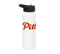 Pittsburg State University Gorillas Pitt State Script Logo Stainless Steel Insulated Water Bottle