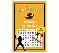 Pittsburgh Football Word Search Puzzle Book: Word Searches with easy to read print | 6x9 inches | 45 Puzzles, 405 Words, 68 Pages | Gift for Football Fans, Vacations, Road Trips, Holidays, & Free Time