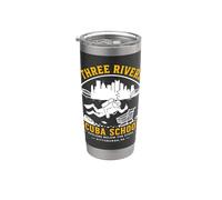 Pittsburgh Scuba Diving Three Rivers 412 Nuotata divertente subacquea Bicchiere termico in acciaio inox doppia parete