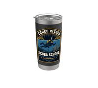 Pittsburgh Scuba Diving Three Rivers 412 Nuotata divertente subacquea Bicchiere termico in acciaio inox doppia parete