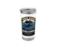 Pittsburgh Scuba Diving Three Rivers 412 Nuotata divertente subacquea Bicchiere termico in acciaio inox doppia parete
