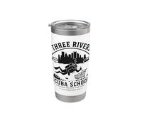 Pittsburgh Scuba Diving Three Rivers 412 Nuotata divertente subacquea Bicchiere termico in acciaio inox doppia parete