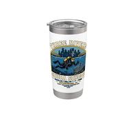 Pittsburgh Scuba Diving Three Rivers 412 Nuotata divertente subacquea Bicchiere termico in acciaio inox doppia parete