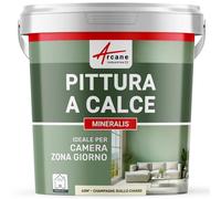Pittura a Calce Decorativa per Interni 60 m² Giallo Chiaro Champagne | Aspetto Opaco, senza Solvente Né Odore, Traspirante, per Pareti, Cemento, Pietra e Calce - Arcane Industries