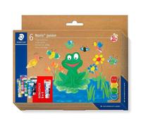 Pittura a dita Staedtler Noris - Lotto da 6 flaconi da 75 ml