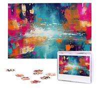 Pittura a olio astratta Jigsaw Puzzle 1000 pezzi Puzzle in legno Puzzle personalizzato Immagine Puzzle personalizzato per matrimonio per adulti
