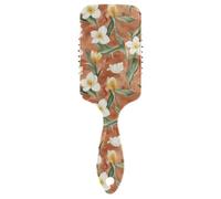 Pittura a olio con margherite bianche spazzola per capelli sani antistatica progettata spazzola asciutta bagnata per diradare i capelli con manico ergonomico cepillo para cabello de mujer