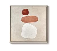 Pittura A Olio Dipinta A Mano al,Beige Texture Minimalismo Geometrico Opere d'Arte Moderna Quadri Astratti Dipinti Ad Olio Dipinti A Mano su Tela Wall Art for Living Room,Office Home Decor,80X8