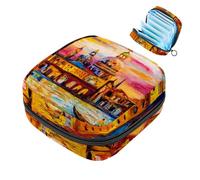 Pittura A Olio Estetica Venezia Italia, Multicolore 02, 4.7x6.6x6.6 in/12x17x17 cm
