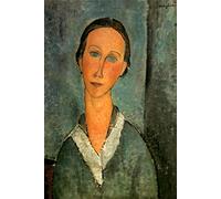 Pittura a olio fai da te per Adulti Bambini Ragazza in Camicetta Marinaio Amedeo Modigliani Dipingere con i Numeri con Pennelli e Pigmento Acrilico Su Tela