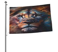 Pittura a olio Lion Welcome Garden Flag Bandiere per esterni 2x3 a doppia faccia, per cortile, patio, prato esterno