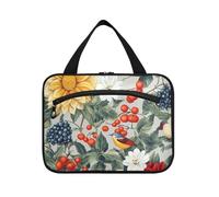 Pittura a olio Sense Retro Fiore Gelso Hanging Bag per le donne con gancio, Designer Moda Make up Borse per Viaggiatore Crociere bolso para maquillaje L