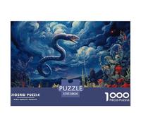Pittura a olio Serpente Puzzle 1000 Piezas Rompecabezas 38x26cm/1000pcs Regalos Para Adultos Y Niños Cartón 100% Reciclado Creative Intelectual Desafío