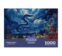 Pittura a olio Serpente Puzzle 1000 Piezas Rompecabezas 70x50cm/1000pcs Regalos Para Adultos Y Niños Cartón 100% Reciclado Descompresión
