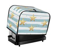 Pittura a olio Star Tostapane Copertura 2 Fette, Sea Ocean Toaster Accogliente con Tasca Resistente alle Macchie Antipolvere Cucina Piccolo Elettrodomestico Protector