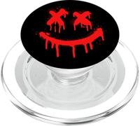 Pittura a spruzzo divertente della via del sorriso dei graffiti del fronte della pittura a PopSockets PopGrip per MagSafe