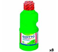 Pittura a tempera Giotto Fluo Verde 250 ml [8 Unità]