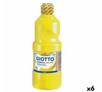 Pittura a tempera Giotto School Giallo 500 ml Lavabili [6 Unità]