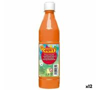 Pittura a tempera Jovi Arancio 500 ml [12 Unità]
