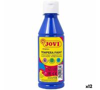 Pittura a tempera Jovi Blu scuro 250 ml [12 Unità]