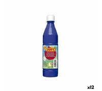 Pittura a tempera Jovi Blu scuro 500 ml [12 Unità]