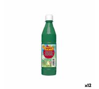 Pittura a tempera Jovi Verde scuro 500 ml [12 Unità]