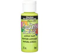 Pittura acrilica DecoArt Crafter's, 2 once, verde agrumi