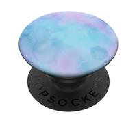 Pittura ad acquerello blu rosa giardino splendido design PopSockets PopGrip Adesivo
