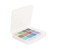 Pittura Ad Acquerello Glitterata, Set da 12 Colori con Scatola, Pigmenti Ultrafini, Facili da Sfumare con Effetto Glitterato, Calligrafia, Journaling, Nail Art