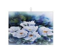 Pittura ad , decorazione floreale per cucina, piatti da cucina per piano di lavoro, piccoli 16 x 18 pollici