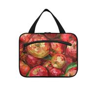 Pittura ad olio Sense Colore Personalizzato Appeso Viaggio Cosmetici Borse con Gancio, Designer Lavabile Borsa con Scomparti per Viaggi Must Haves Camping bolso para maquillaje L