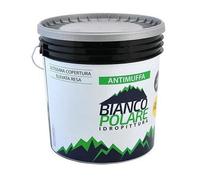 PITTURA AL QUARZO ACRILICO ANTIMUFFA IDROPITTURA 4LT O 14LT BIANCO POLARE