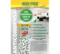 PITTURA ANTICONDENSA TERMOISOLANTE CON MICROSFERE,ANTIMUFFA FEEL FREE-LT 5 LT 14