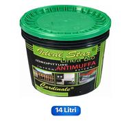 pittura antimuffa lavabile idropittura traspirante 4 e 14 LT bianca per interni