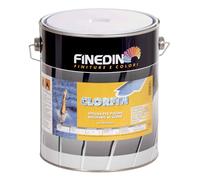 Pittura antiscivolo al clorocaucciù per piscina colore bianco 2.5 Lt