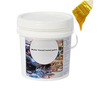 Pittura artigianale dorata, vernice liquida dorata - Pittura artigianale dorata a base d'acqua,Vernice a base d'acqua in foglia d'oro, vernice metallica dorata a base d'acqua per la casa
