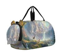 Pittura Barche A Vela Ocean Waves Carry on Duffel Bag Boy Weekend Duffel Pernottamento Ragazze Tote Duffle Bags Viaggio Bambini Danza Duffle Duffle, Arte Pittura Paesaggio di, classico