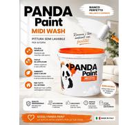 Pittura Bianca Semilavabile Idropittura Traspirante per interni Made In Italy