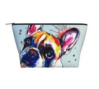 Pittura Bulldog francese, Borsa da toilette Borsa per trucco Borsa per cosmetici Borsa da toilette da viaggio portatile