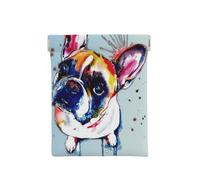 Pittura Bulldog francese, Spremere il portafoglio superiore da donna Borsa portaoggetti Piccola portamonete Portamonete