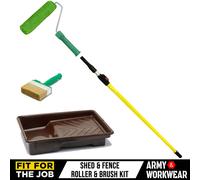 Pittura Capanno & Recinto 17.8cm Roller Vassoio Tintura per Legno Vernice 10.2cm