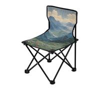 Pittura cinese paesaggio di campagna primaverile vivace sedie pieghevoli portatili ultra leggere sedia pieghevole portatile include borsa per il trasporto sedie da pesca sul ghiaccio per adulti per