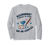 Pittura Con Diamanti Artista I Prefer To Stick Pittura Con Maglia a Manica